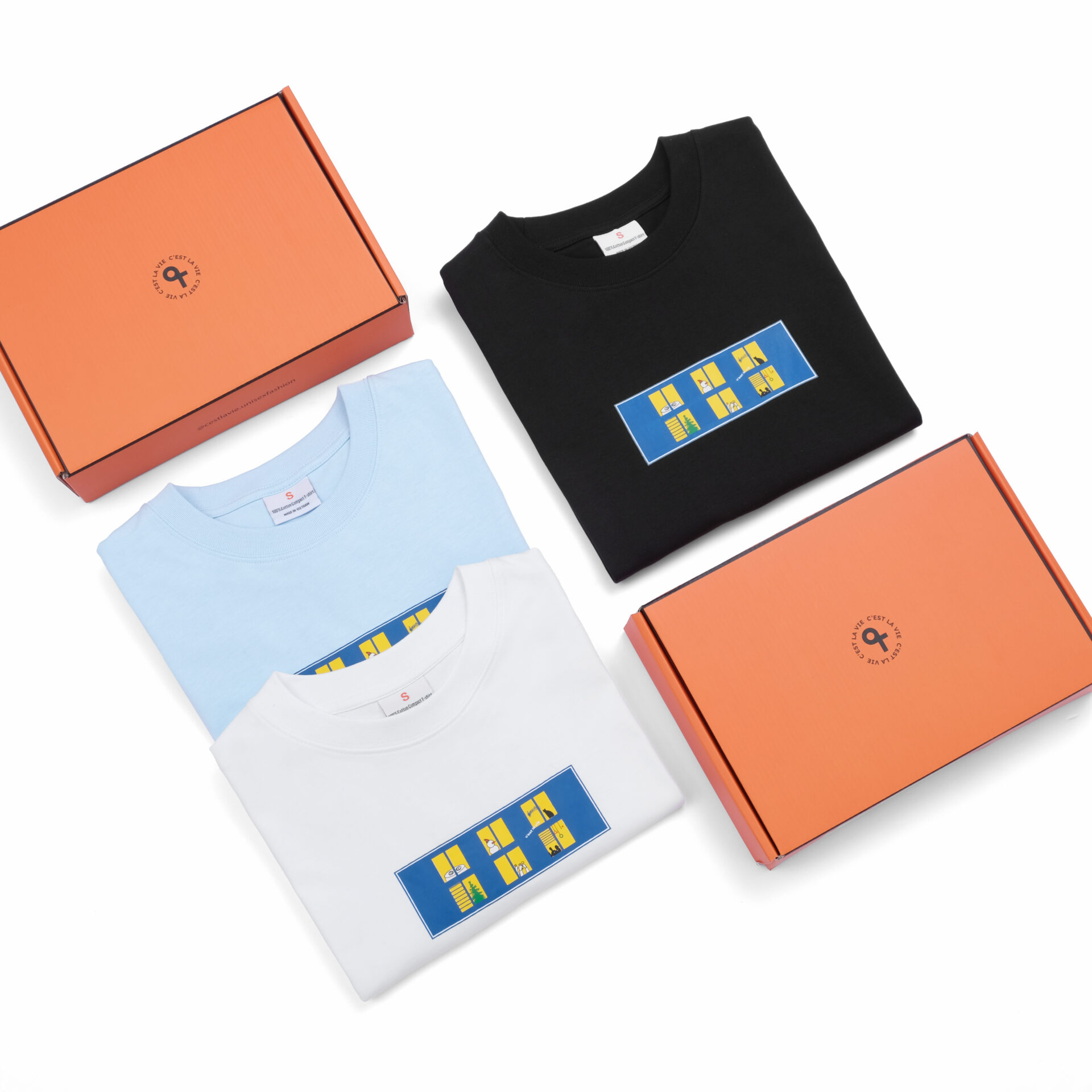 Áo thun form rộng unisex The Windows – Cotton cao cấp | CSLAVIE