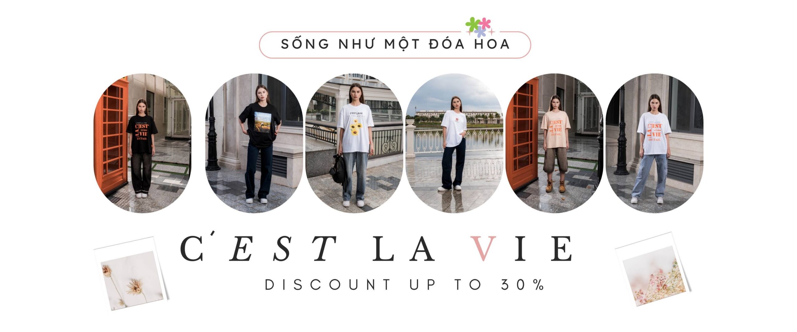 với áo thun oversize cslavie banner
