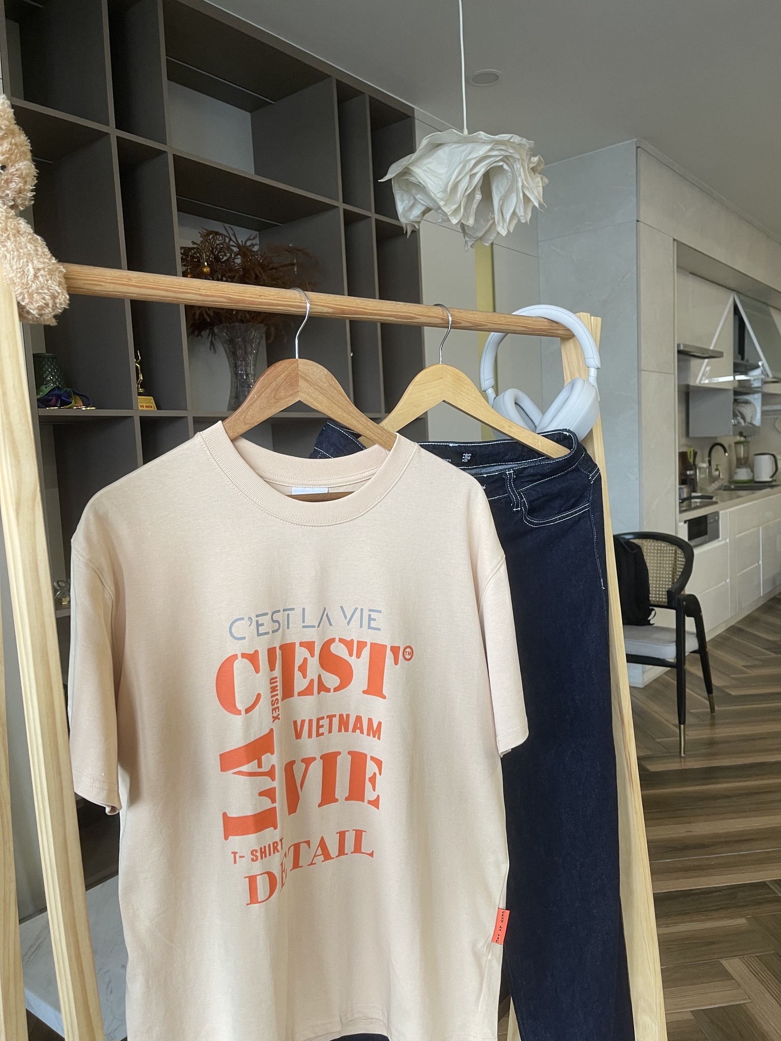 áo thun oversize cslavie set be