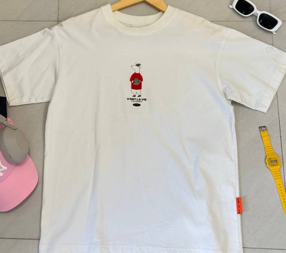 dễ phối đồ với áo thun oversize cslavie–bear reindeer