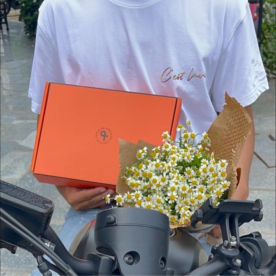 áo thun unisex cslavie set huong duong