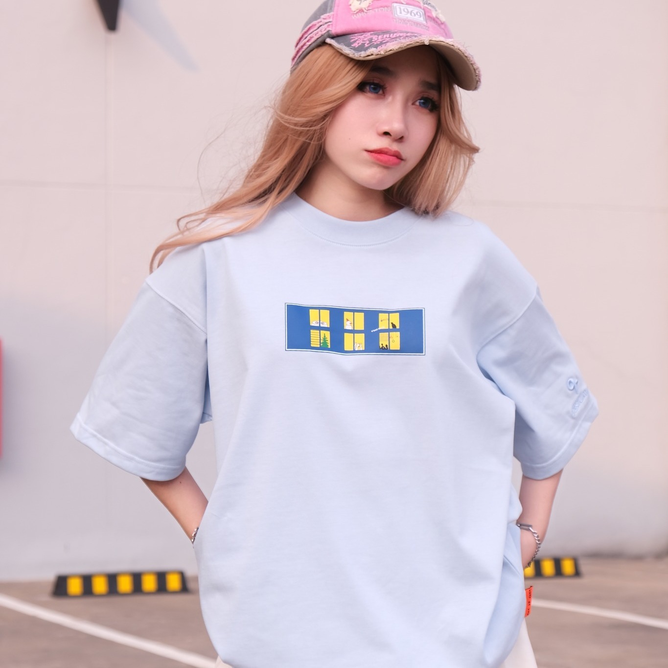 áo thun unisex cslavie windows blue
