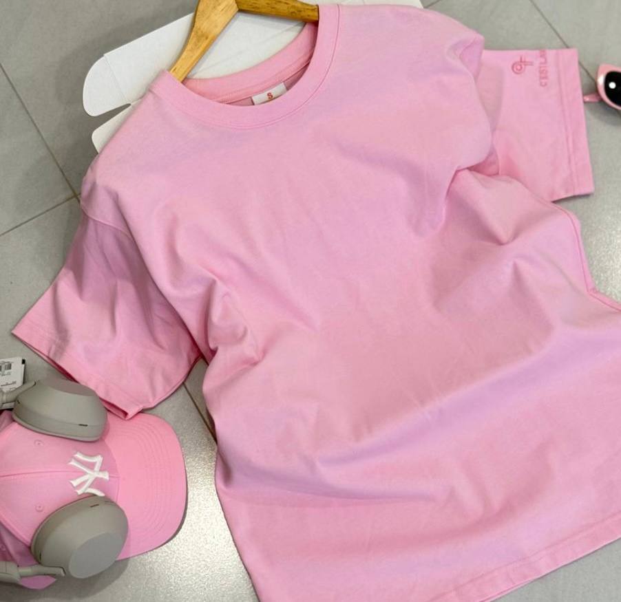 o thun oversize cslavie–set pink 728