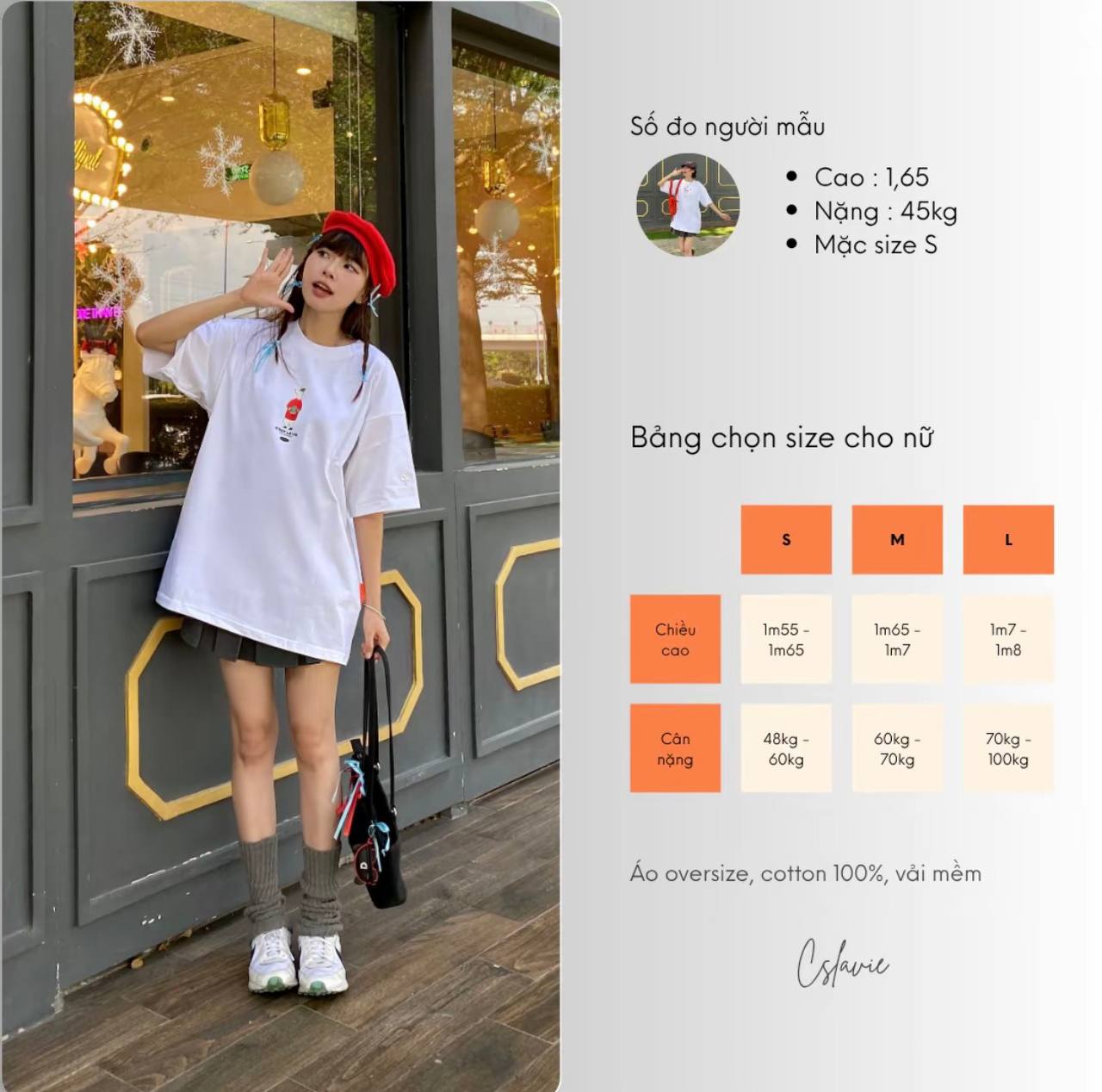 áo thun local brand unisex bear white size